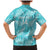 New Zealand Silver Fern Rugby Custom Family Matching Mermaid Dress and Hawaiian Shirt Go Aotearoa Champions Turquoise Version - Polynesian Pride