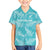 New Zealand Silver Fern Rugby Custom Family Matching Short Sleeve Bodycon Dress and Hawaiian Shirt Go Aotearoa Champions Turquoise Version - Polynesian Pride