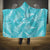 New Zealand Silver Fern Rugby Custom Hooded Blanket Go Aotearoa Champions Turquoise Version - Polynesian Pride