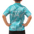 New Zealand Silver Fern Rugby Custom Kid Hawaiian Shirt Go Aotearoa Champions Turquoise Version - Polynesian Pride