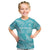 New Zealand Silver Fern Rugby Custom Kid T Shirt Go Aotearoa Champions Turquoise Version - Polynesian Pride