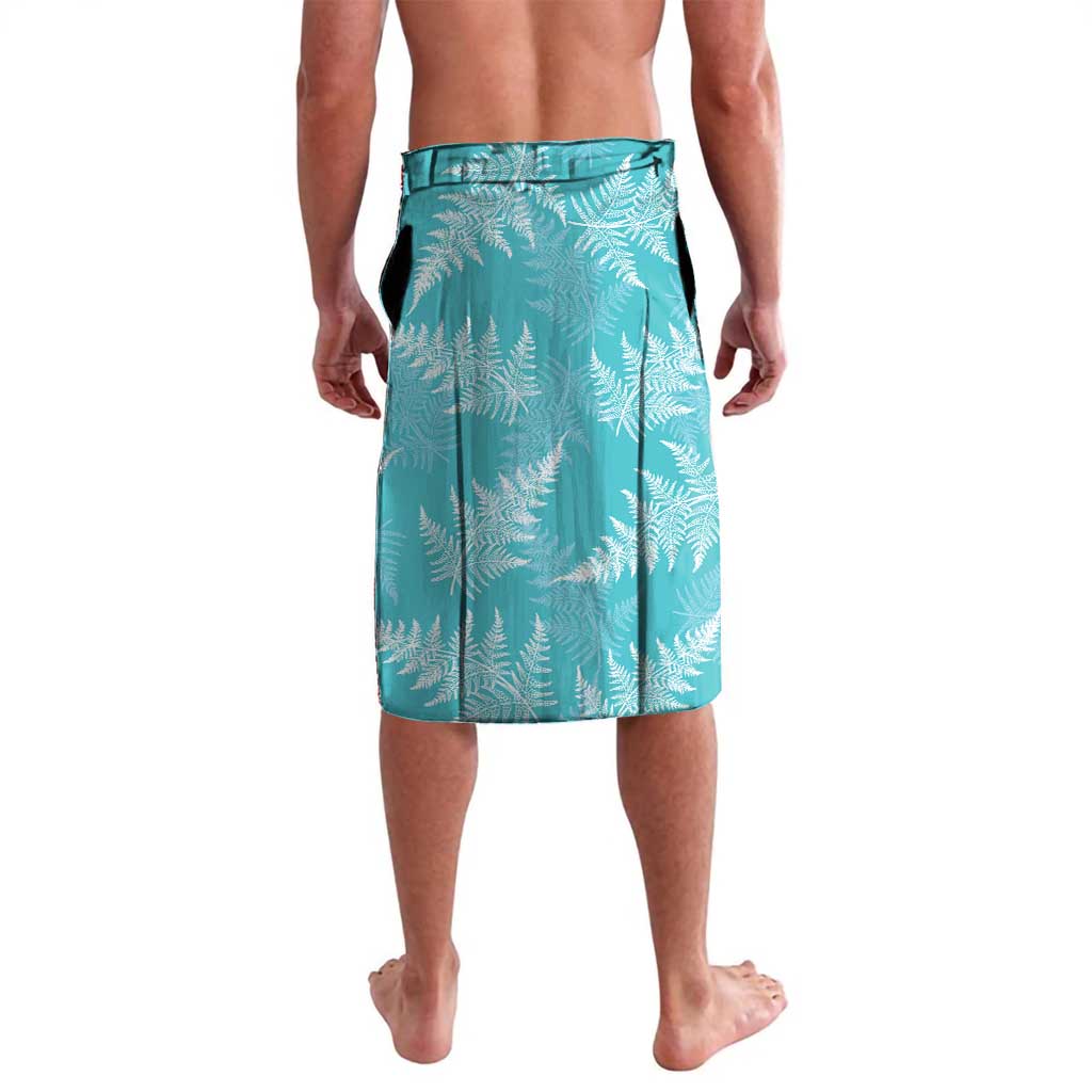 New Zealand Silver Fern Rugby Custom Lavalava Go Aotearoa Champions Turquoise Version - Polynesian Pride