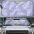New Zealand Silver Fern Rugby Custom Auto Sun Shade Go Aotearoa Champions Purple Version - Polynesian Pride
