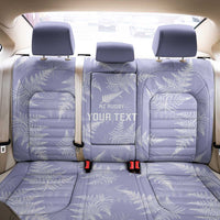 New Zealand Silver Fern Rugby Custom Back Car Seat Cover Go Aotearoa Champions Purple Version - Polynesian Pride