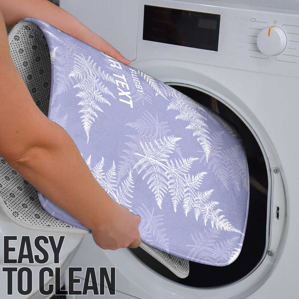 New Zealand Silver Fern Rugby Custom Bathroom Set Go Aotearoa Champions Purple Version - Polynesian Pride