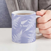 New Zealand Silver Fern Rugby Custom Ceramic Mug Go Aotearoa Champions Purple Version - Polynesian Pride