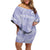 New Zealand Silver Fern Rugby Custom Family Matching Off Shoulder Short Dress and Hawaiian Shirt Go Aotearoa Champions Purple Version - Polynesian Pride