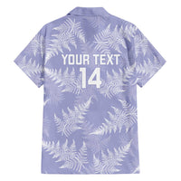 New Zealand Silver Fern Rugby Custom Family Matching Summer Maxi Dress and Hawaiian Shirt Go Aotearoa Champions Purple Version - Polynesian Pride