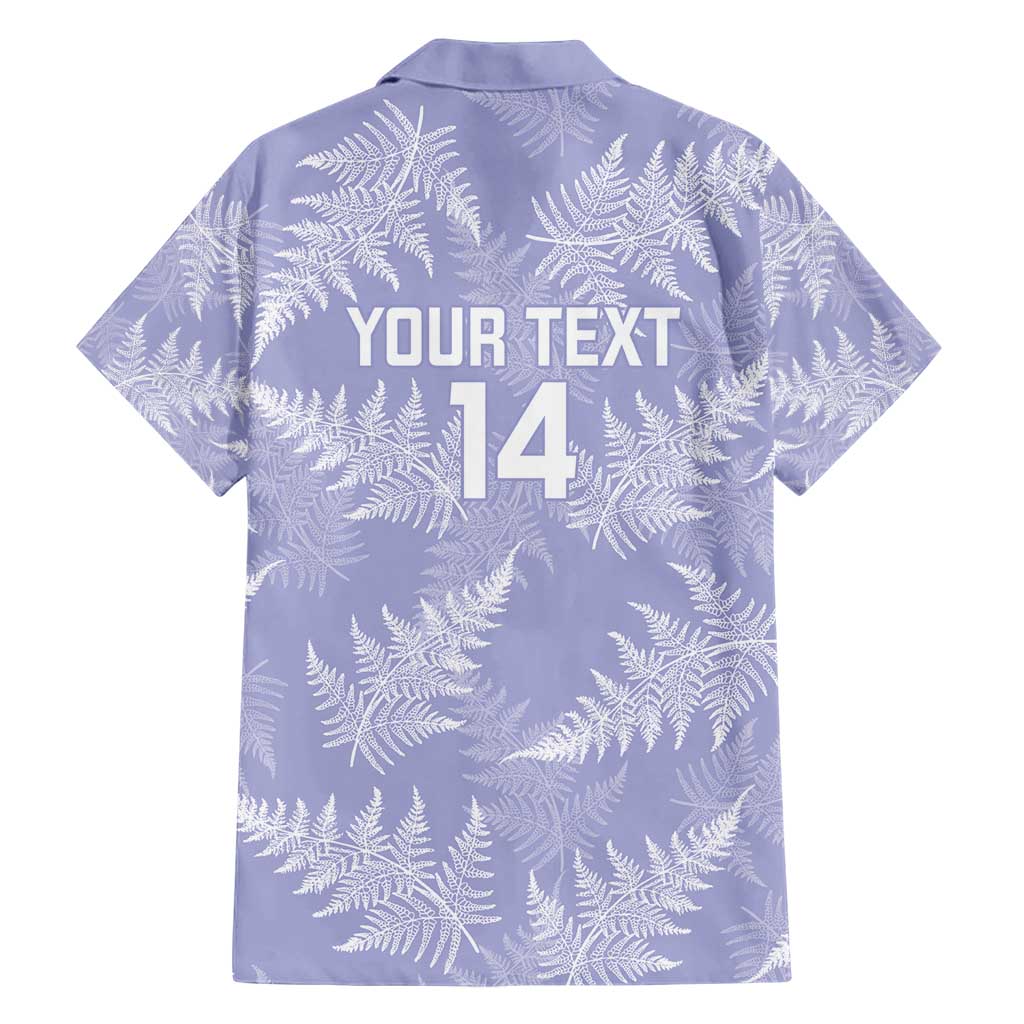 New Zealand Silver Fern Rugby Custom Hawaiian Shirt Go Aotearoa Champions Purple Version - Polynesian Pride