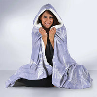 New Zealand Silver Fern Rugby Custom Hooded Blanket Go Aotearoa Champions Purple Version - Polynesian Pride
