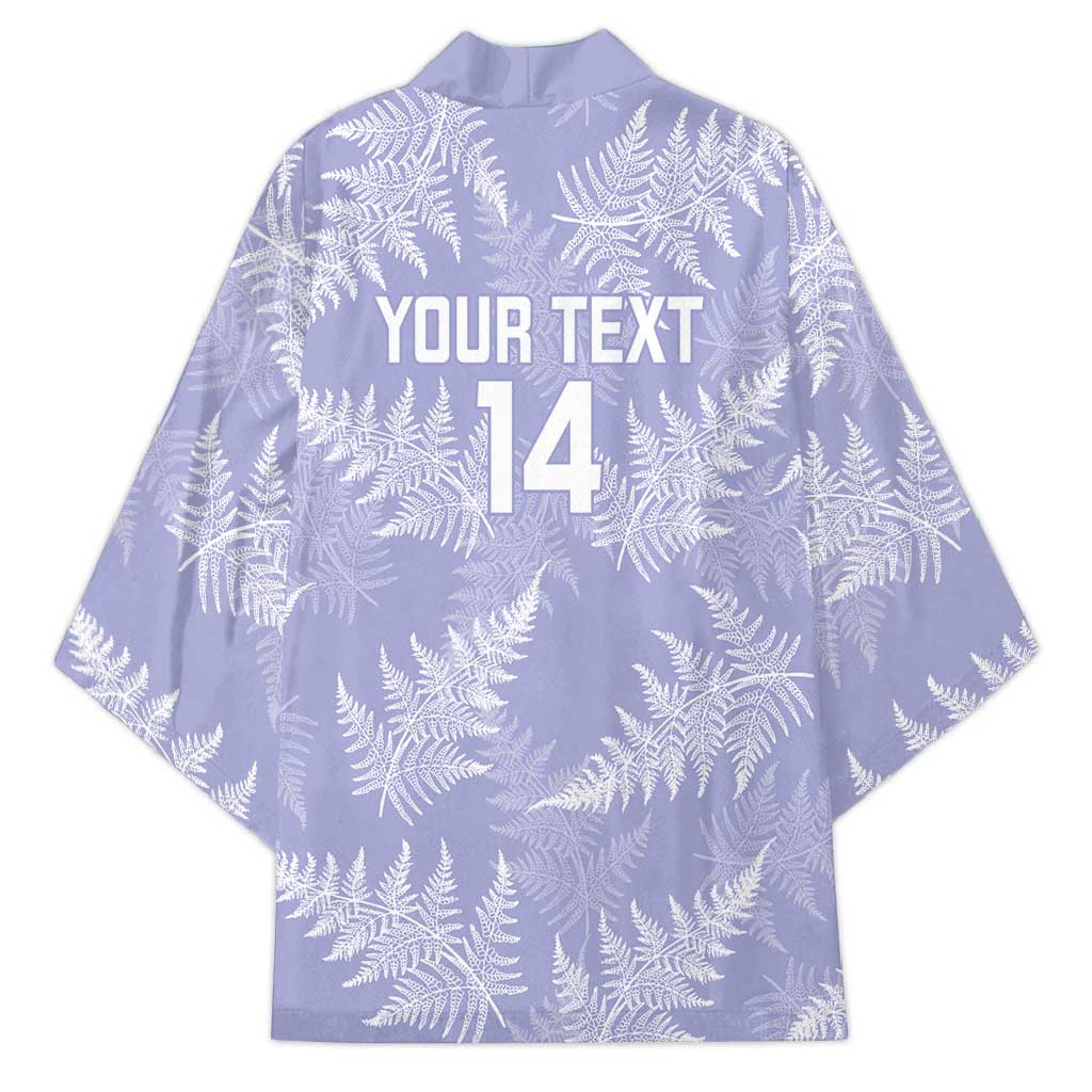 New Zealand Silver Fern Rugby Custom Kimono Go Aotearoa Champions Purple Version - Polynesian Pride