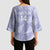 New Zealand Silver Fern Rugby Custom Kimono Sleeve Blouse Go Aotearoa Champions Purple Version - Polynesian Pride