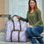 New Zealand Silver Fern Rugby Custom Travel Bag Go Aotearoa Champions Purple Version - Polynesian Pride