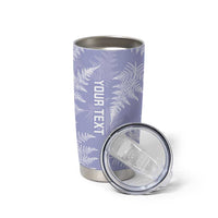 New Zealand Silver Fern Rugby Custom Tumbler Cup Go Aotearoa Champions Purple Version - Polynesian Pride