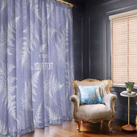 New Zealand Silver Fern Rugby Custom Window Curtain Go Aotearoa Champions Purple Version - Polynesian Pride