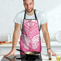 New Zealand Breast Cancer Awareness Apron Maori Butterfly Pink Ribbon - Polynesian Pride