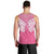 New Zealand Breast Cancer Awareness Men Tank Top Maori Butterfly Pink Ribbon - Polynesian Pride