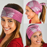 New Zealand Breast Cancer Awareness Neck Gaiter Maori Butterfly Pink Ribbon - Polynesian Pride