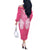 New Zealand Breast Cancer Awareness Off The Shoulder Long Sleeve Dress Maori Butterfly Pink Ribbon - Polynesian Pride