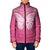 New Zealand Breast Cancer Awareness Padded Jacket Maori Butterfly Pink Ribbon - Polynesian Pride