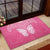 New Zealand Breast Cancer Awareness Rubber Doormat Maori Butterfly Pink Ribbon - Polynesian Pride