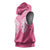 New Zealand Breast Cancer Awareness Sleeveless Hoodie Maori Butterfly Pink Ribbon - Polynesian Pride