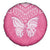 New Zealand Breast Cancer Awareness Spare Tire Cover Maori Butterfly Pink Ribbon - Polynesian Pride