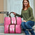 New Zealand Breast Cancer Awareness Travel Bag Maori Butterfly Pink Ribbon - Polynesian Pride