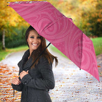 New Zealand Breast Cancer Awareness Umbrella Maori Butterfly Pink Ribbon - Polynesian Pride