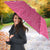 New Zealand Breast Cancer Awareness Umbrella Maori Butterfly Pink Ribbon - Polynesian Pride