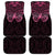 New Zealand Breast Cancer Awareness Car Mats Maori Butterfly Pink Ribbon Black Version - Polynesian Pride