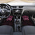 New Zealand Breast Cancer Awareness Car Mats Maori Butterfly Pink Ribbon Black Version - Polynesian Pride