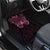 New Zealand Breast Cancer Awareness Car Mats Maori Butterfly Pink Ribbon Black Version - Polynesian Pride