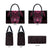 New Zealand Breast Cancer Awareness Leather Bag Maori Butterfly Pink Ribbon Black Version - Polynesian Pride
