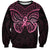 New Zealand Breast Cancer Awareness Sweatshirt Maori Butterfly Pink Ribbon Black Version - Polynesian Pride