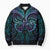 Suicide Prevention New Zealand Bomber Puffer Jacket Aotearoa Maori Butterfly Mix Silver Fern - Polynesian Pride