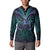 Suicide Prevention New Zealand Button Sweatshirt Aotearoa Maori Butterfly Mix Silver Fern - Polynesian Pride