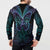Suicide Prevention New Zealand Button Sweatshirt Aotearoa Maori Butterfly Mix Silver Fern - Polynesian Pride