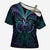 Suicide Prevention New Zealand Cross Shoulder Shirt Aotearoa Maori Butterfly Mix Silver Fern - Polynesian Pride