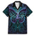 Suicide Prevention New Zealand Family Matching Mermaid Dress and Hawaiian Shirt Aotearoa Maori Butterfly Mix Silver Fern - Polynesian Pride
