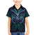Suicide Prevention New Zealand Family Matching Mermaid Dress and Hawaiian Shirt Aotearoa Maori Butterfly Mix Silver Fern - Polynesian Pride
