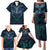 Suicide Prevention New Zealand Family Matching Puletasi and Hawaiian Shirt Aotearoa Maori Butterfly Mix Silver Fern - Polynesian Pride