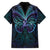 Suicide Prevention New Zealand Family Matching Short Sleeve Bodycon Dress and Hawaiian Shirt Aotearoa Maori Butterfly Mix Silver Fern - Polynesian Pride