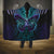 Suicide Prevention New Zealand Hooded Blanket Aotearoa Maori Butterfly Mix Silver Fern - Polynesian Pride