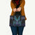 Suicide Prevention New Zealand Leather Bag Aotearoa Maori Butterfly Mix Silver Fern - Polynesian Pride