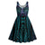 Suicide Prevention New Zealand Midi Dress Aotearoa Maori Butterfly Mix Silver Fern - Polynesian Pride