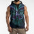 Suicide Prevention New Zealand Sleeveless Hoodie Aotearoa Maori Butterfly Mix Silver Fern - Polynesian Pride