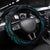 Suicide Prevention New Zealand Steering Wheel Cover Aotearoa Maori Butterfly Mix Silver Fern - Polynesian Pride