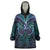 Suicide Prevention New Zealand Wearable Blanket Hoodie Aotearoa Maori Butterfly Mix Silver Fern - Polynesian Pride