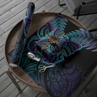 Suicide Prevention New Zealand Wrapping Paper Aotearoa Maori Butterfly Mix Silver Fern - Polynesian Pride